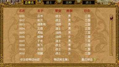 传奇老玩家皆知:四大凶器是什么?